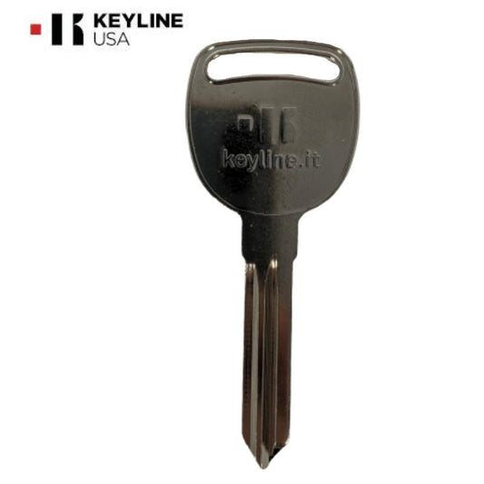 GM B106 / P1115 Chevrolet / Saturn Metal Key / Brass / Nickle Plated (KLN-B106) - UHS Hardware