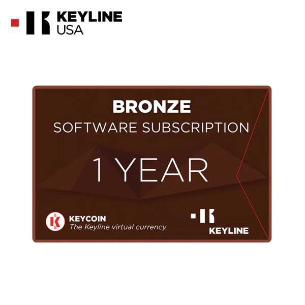 Keyline - Bronze Software Subscription - 1 Year of Updates for Keyline Electronic Key Cutting Machines - UHS Hardware