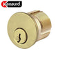 Premium Mortise Cylinder - 1" - US3 - Polished Brass  - (SC1 / KW1) - UHS Hardware