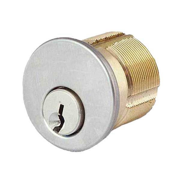 Premium Mortise Cylinder - 1-1/8" - 26D - Satin Chrome - (SC4) - UHS Hardware