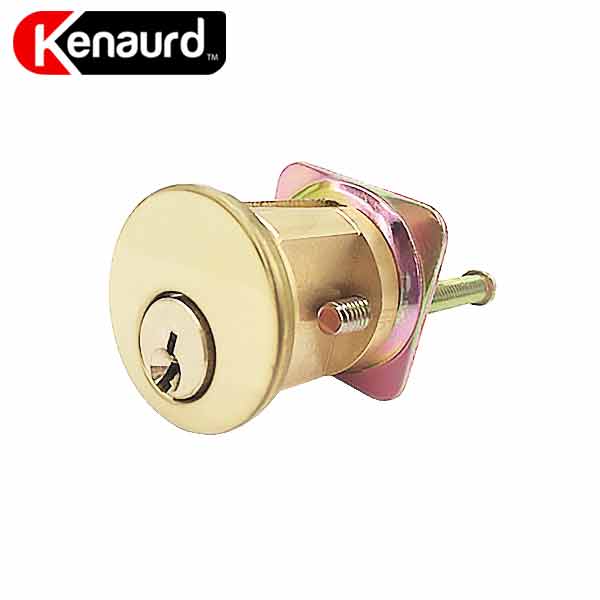 Premium Rim Cylinder - US3 - Polished Brass (SC1 / KW1) - UHS Hardware