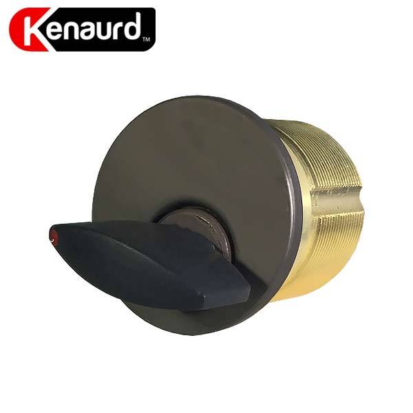 Premium Thumb-Turn Mortise Cylinder – 1-1/4"– 10B - Oil Rubbed Bronze / Black - UHS Hardware