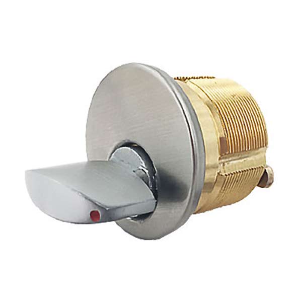 Premium Thumb-Turn Mortise Cylinder - 2" - 26D - Satin Chrome - UHS Hardware