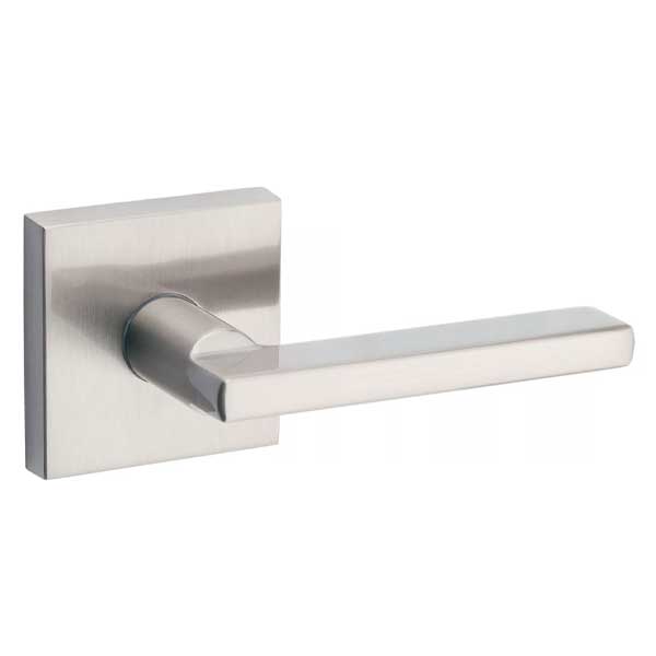 Kwikset - 154HFL - Halifax Passage Lever - Square Rose - 15 - Satin Nickel - Grade 2 - UHS Hardware