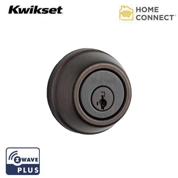 Kwikset - SmartCode 914TRLZ - Electronic Traditional Deadbolt - 11P - Venetian Bronze - Home Connect - Z-Wave - SmartKey Technology - UHS Hardware