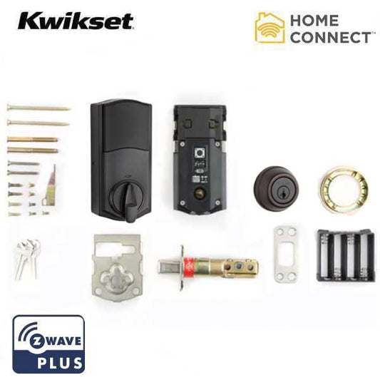 Kwikset - SmartCode 914TRLZ - Electronic Traditional Deadbolt - 11P - Venetian Bronze - Home Connect - Z-Wave - SmartKey Technology - UHS Hardware