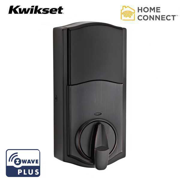 Kwikset - SmartCode 914TRLZ - Electronic Traditional Deadbolt - 11P - Venetian Bronze - Home Connect - Z-Wave - SmartKey Technology - UHS Hardware