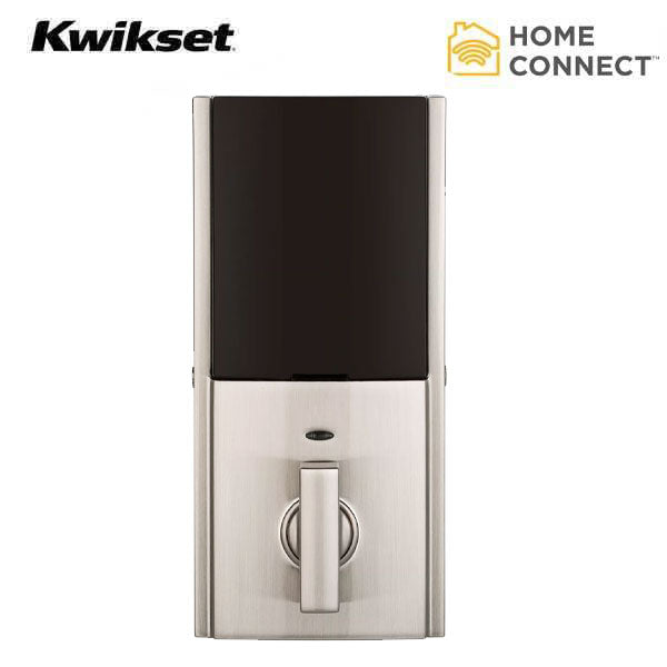 Kwikset - SmartCode 916 - Contemporary Electronic Deadbolt  w/ Home Connect  & Z Wave - SmartKey Technology -15 - Satin Nickel - UHS Hardware