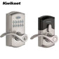 Kwikset - SmartCode 955 - Electronic Pembroke Commercial Lever - US15 - Satin Nickel - SmartKey Technology - Grade 2 - UHS Hardware