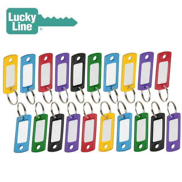 LuckyLine - 1690020 - Key Tag with Ring Assorted - (20 Pack) - UHS Hardware