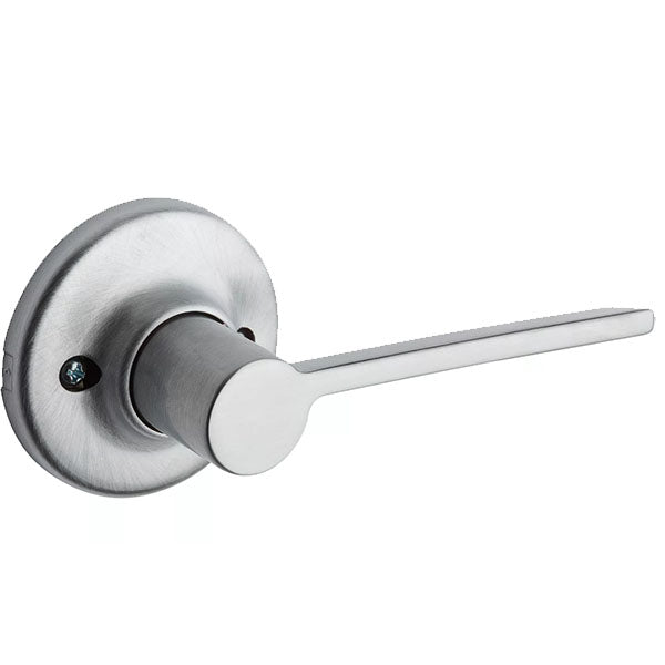 Kwikset - 488LRL- Ladera Lever - Round Rose - Half Dummy - 26D - Satin Chrome - LH - Grade 2 - UHS Hardware