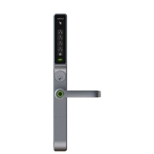 Lockly Pro - PGD238LWSS - Defender Biometric Electronic Mortise Lever Set - RFID - Fingerprint Reader - Wifi - Bluetooth - Stainless Steel - (PREORDER) - UHS Hardware