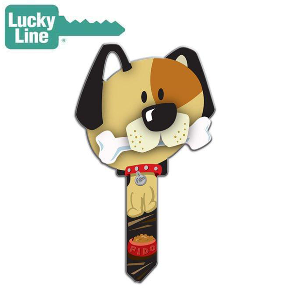 LuckyLine - B114S - Key Shapes - Dog - Schlage - SC1 - 5 Pack - UHS Hardware