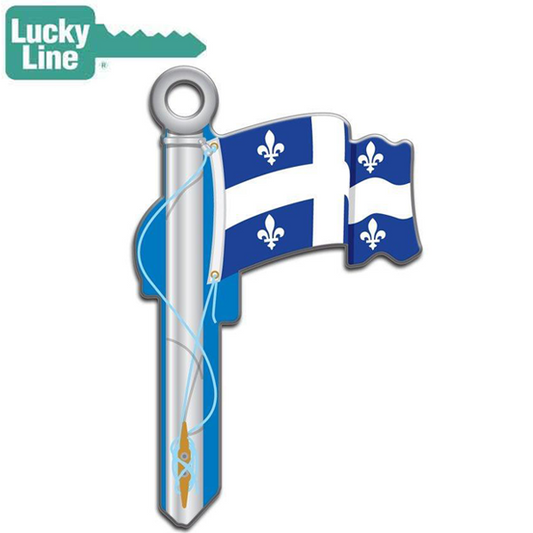 LuckyLine - B129S - Key Shapes - Quebec Flag - Schlage - SC1 - 5 Pack - UHS Hardware