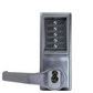 Simplex - LL1021M - Mechanical Pushbutton Cylindrical Lever Lock - LFIC Medeco - 2¾" Backset - Satin Chrome - LH/LHR - UHS Hardware