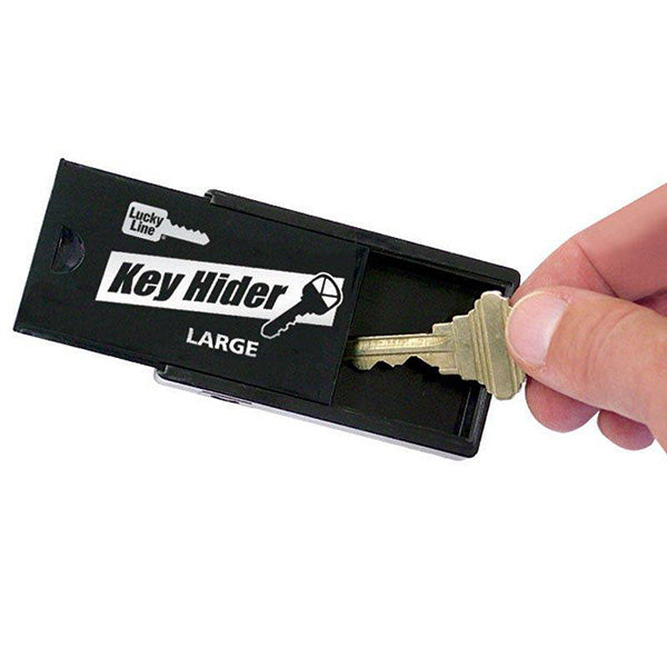 LuckyLine - 91001 - Large Magnetic Key Hider - Black - 1 Pack - UHS Hardware