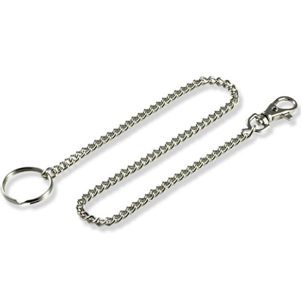 LuckyLine - 40101 - 18" Pocket Chain with Trigger Snap - Nickel Plated Steel - (1 Pack) - UHS Hardware