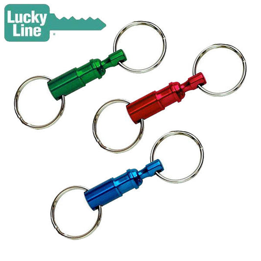 LuckyLine - 70601 - Quick Release Key Ring - Assorted - 1 Pack - UHS Hardware