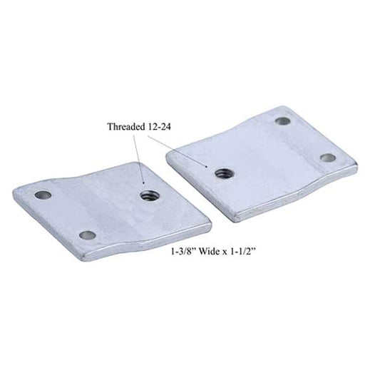 Major Mfg - LMB-05 - Lock Mounting Bracket For ASA Strikes Threaded 12-24 - 1-1/4” x 4-7/8” - UHS Hardware