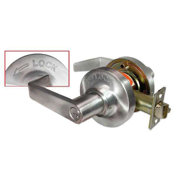 Marks USA -195DB - Commercial Lever -  2 3/4" Backset - 26D - Classroom Intruder - Grade 1 - UHS Hardware