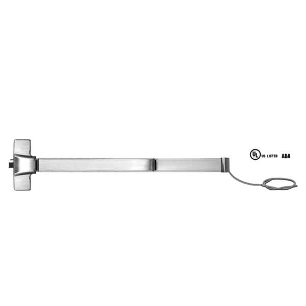 Marks USA - M9900F - Rim Panic Exit Device - Electric Latch Retraction - Simultaneous Dogging - 32D Satin Stainless -  36" - Grade 1 - UHS Hardware