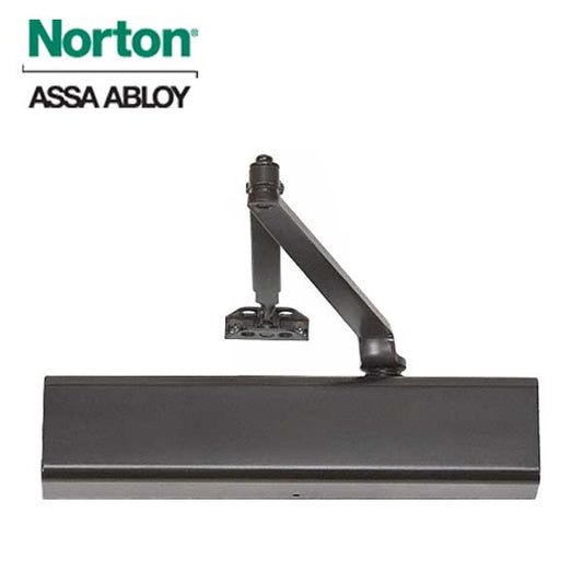 Norton - 210 - Tri-Packed Manual Door Closer - Adjustable Arm - Size 1-6 - Dark Bronze - Grade 1 - UHS Hardware