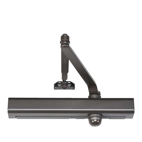 Norton - 8301 - Tri-Packed Manual Door Closer - Slim Cover - Adjustable Arm - Sizes 1-6 - Dark Bronze - Grade 1 - UHS Hardware