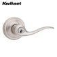 Kwikset - 740TNL - Tustin Lever - Round Rose - Entry - 15 - Satin Nickel - Smart Key Technology - Grade 2 - UHS Hardware