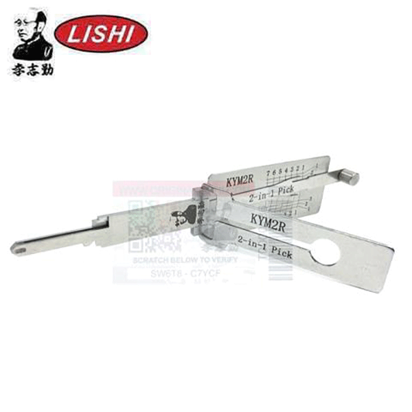 Original Lishi - KYM2R KYMCO Scooter / 2-in-1 Pick & Decoder / Reverse / AG - UHS Hardware