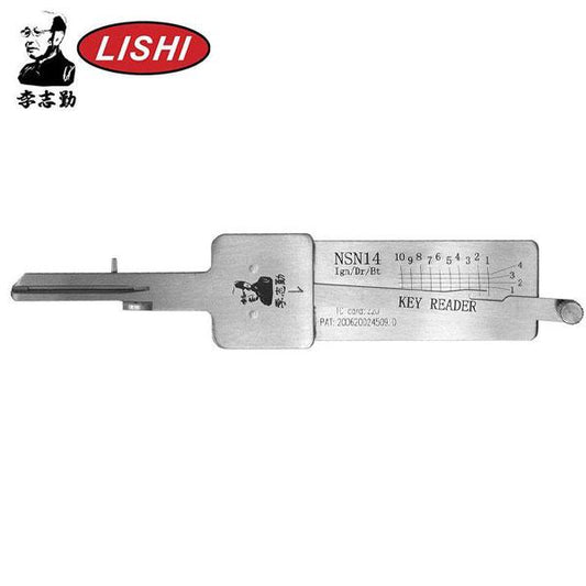 ORIGINAL LISHI Nissan / Infiniti / NSN14 / 10-Cut / Reader & Decoder / Ignition / Door & Trunk - AG - UHS Hardware