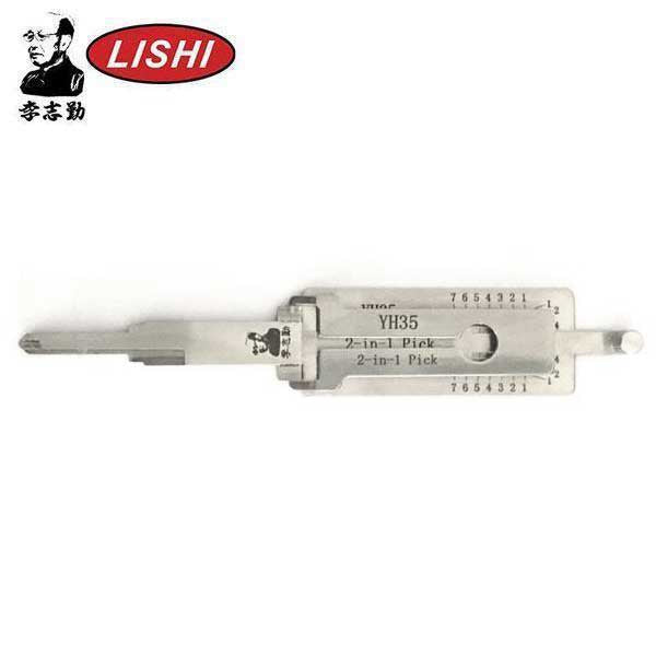 ORIGINAL LISHI - YH35 / YM64 (Reverse Of YH35R) Yamaha Motor Bikes / Magnetic Gate / 2-in-1 Pick & Decoder - Anti Glare - UHS Hardware