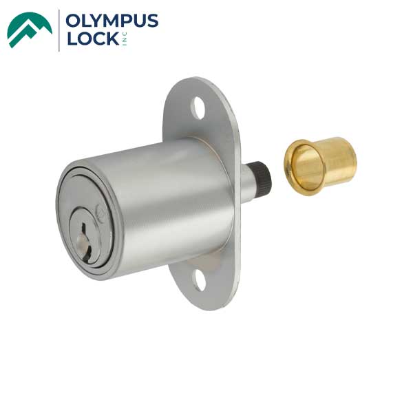Olympus - 300SD - Sliding Door Plunger Lock - N Series National - 26D - Satin Chrome - KA 915 - UHS Hardware