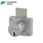 Olympus - 800S - Cabinet Drawer Deadbolt Lock - 1-3/8" - Schlage C - 26D - Satin Chrome - KD - Grade 1 - UHS Hardware