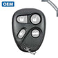 2001-2004 Cadillac / 4-Button Keyless Entry Remote / PN: 25695966 / KOBLEAR1XT (OEM Refurb) - UHS Hardware