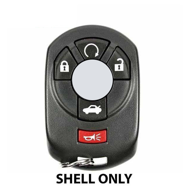 2005-2007 Cadillac STS / 5-Button Keyless Entry Remote SHELL / M3N65981403 (AFTERMARKET)