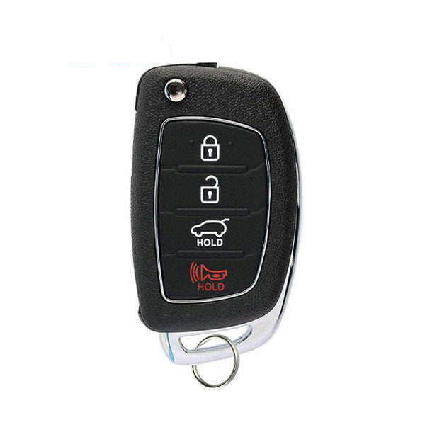2013-2016 Hyundai Santa Fe / 4-Button Flip Key SHELL / TQ8-RKE-3F04 (AFTERMARKET) - UHS Hardware