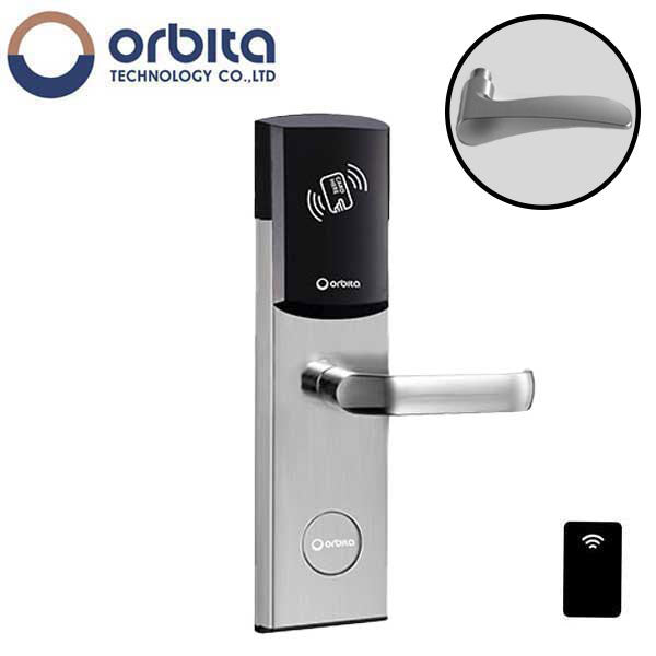 Orbita - E3092 - Mortise Hotel Lock - RFID - Optional Lever Style - 6 VDC - Optional Finish - Fire Rated - Grade 2 -Hotel Door Locks - UHS Hardware