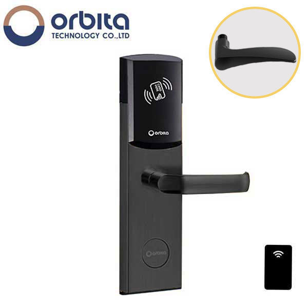 Orbita - E3092 - Mortise Hotel Lock - RFID - Optional Lever Style - 6 VDC - Optional Finish - Fire Rated - Grade 2 -Hotel Door Locks - UHS Hardware