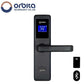Orbita - E4031ASBT - Mortise Hotel Lock - Bluetooth & RFID - LCD Screen - Optional Lever Style - 6 VDC - Optional Finish - Grade 2 - UHS Hardware
