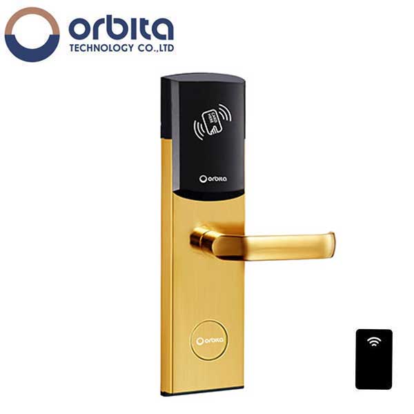 Orbita - E3092 - Mortise Hotel Lock - RFID - Optional Lever Style - 6 VDC - Optional Finish - Fire Rated - Grade 2 -Hotel Door Locks - UHS Hardware