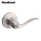 Kwikset - 740TNL - Tustin Lever - Round Rose - Entry - 15 - Satin Nickel - Smart Key Technology - Grade 2 - UHS Hardware