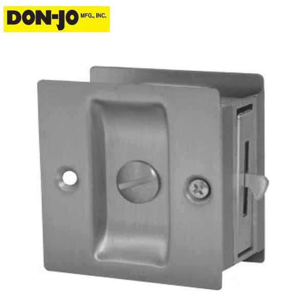 Don-jo - Pocket Door Lock - silver(PDL-101-625) - UHS Hardware