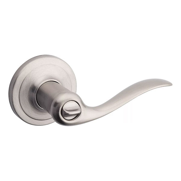 Kwikset - 740TNL - Tustin Lever - Round Rose - Entry - 15 - Satin Nickel - Smart Key Technology - Grade 2 - UHS Hardware