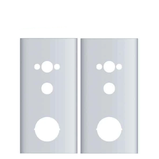 Entry Armor - Cylindrical Flat Plates for Kaba Simplex  - Set of 2 - UHS Hardware