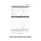 Custom Branded Locksmith Invoice / Receipt Books (50 Pack) - UHS Hardware