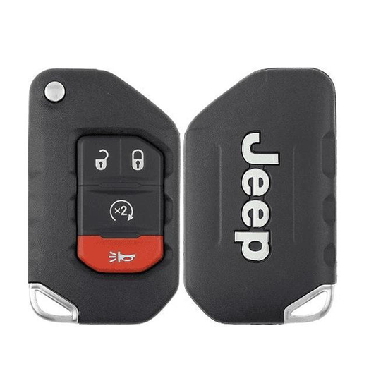 2018-2021 Jeep Wrangler / 4-Button Smart Flip Key / PN: 68416784AA / OHT1130261 / SIP22 (OEM) - UHS Hardware