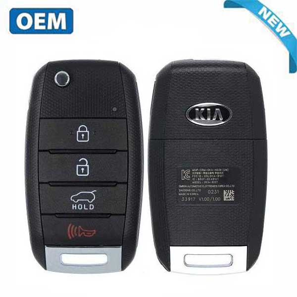 2015-2020 Kia / 4-Button Flip Key / PN: RFK-KIA-C5101 / OSLOKA-910T (UM) (OEM) - UHS Hardware