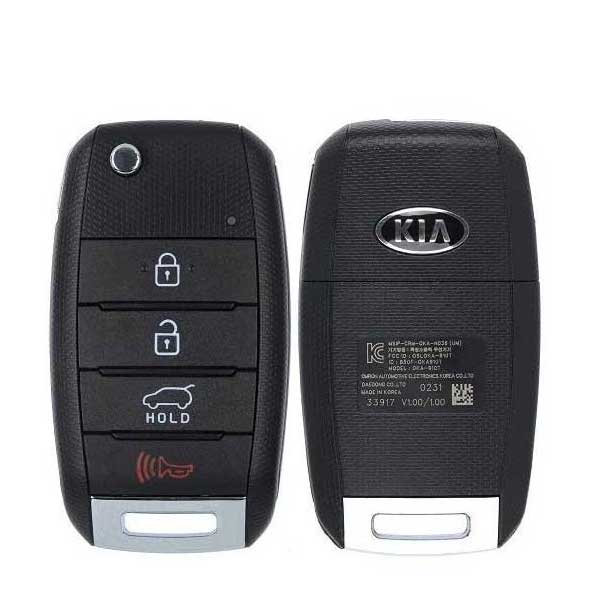 2015-2020 Kia / 4-Button Flip Key / PN: RFK-KIA-C5101 / OSLOKA-910T (UM) (OEM) - UHS Hardware