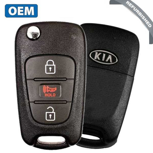 2012-2013 Kia Rio / 3-Button Flip Key / PN: 315-NA-TP / TQ8HM-T034 (UN) (Canada) (OEM Refurb) - UHS Hardware