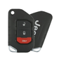 2018-2021 Jeep Wrangler / 3-Button Smart Flip Key / PN: 68416782AA / OHT1130261 / SIP22 (OEM Refurb) - UHS Hardware
